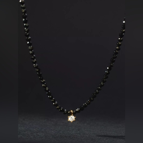 Anthropologie Jewelry - NWT Crystal Pendant Beaded Necklace By Anthropologie